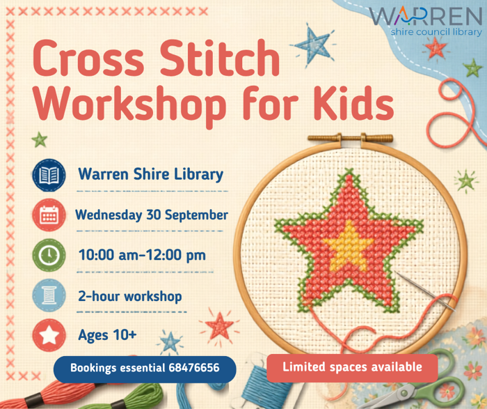 Cross Stitch Workshop for Kids