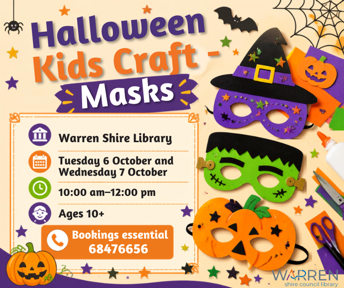 Halloween Kids Craft - Masks