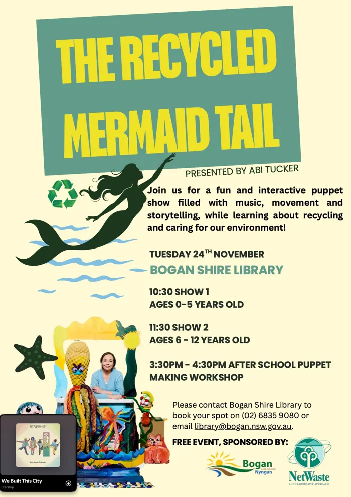 The Recycled Mermaids Tail (Show 1 - Ages 0-5)