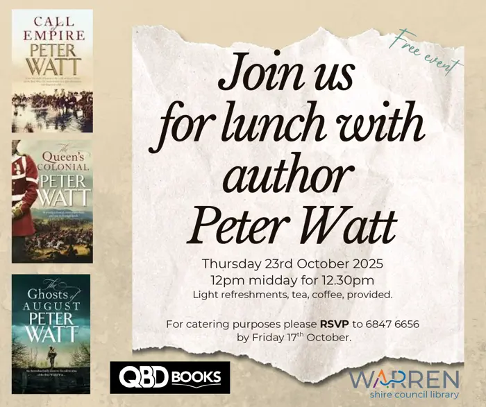 Author Talk: Peter Watt
