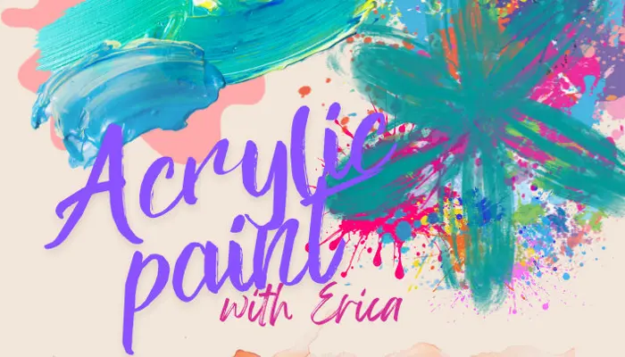 Acrylic Paint with Erica