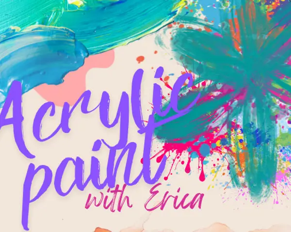 Acrylic Paint with Erica