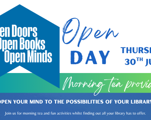 Library Open Day - Open Doors, Open Books, Open Minds